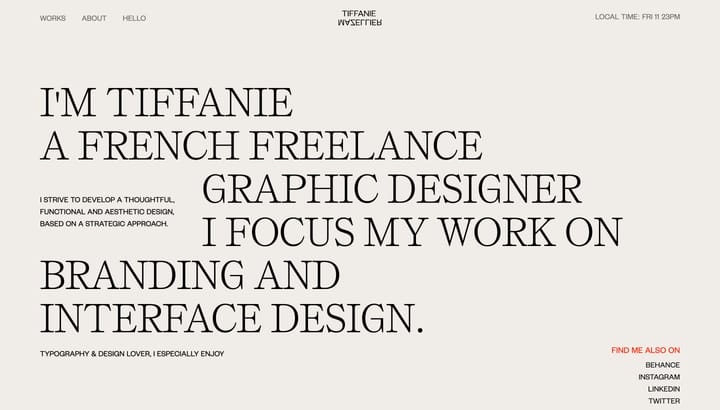 Tiffanie Mazellier - Graphic and Interface designer